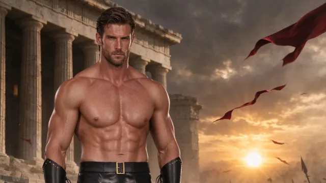 Ensembles de costumes de gladiateur : jupes de combat et capes effet cuir