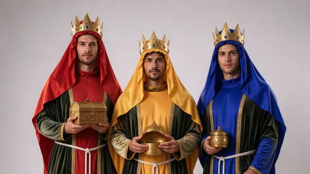 Ensembles cape et couronne de roi médiéval pour les spectacles d’Halloween