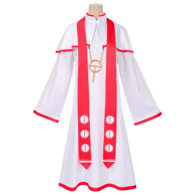 Accent Red Anime Cosplay Costume Full Set detail 6