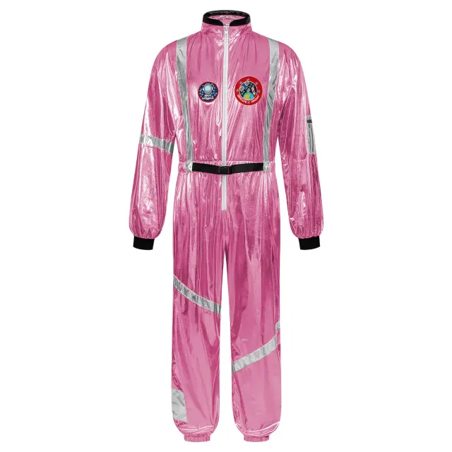 Costume cosplay hippie spatial des années 70 pour adulte, pour fête d'Halloween détail 14