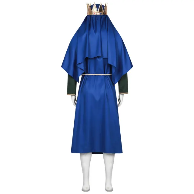 Costume de cosplay médiéval roi/prince pour adulte avec cape détail 6