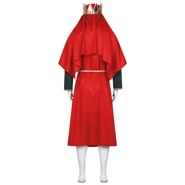 Costume de cosplay médiéval roi/prince pour adulte avec cape détail 7
