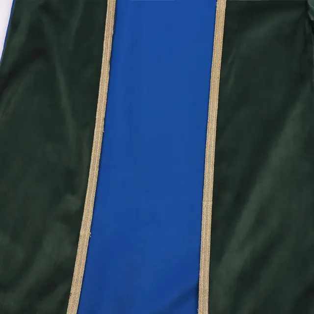 Costume de cosplay médiéval roi/prince pour adulte avec cape détail 10