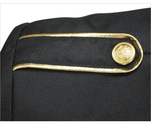 Bestickte mittelalterliche Steampunk-Halloween-Jacke für Erwachsene, Unisex Detail 6