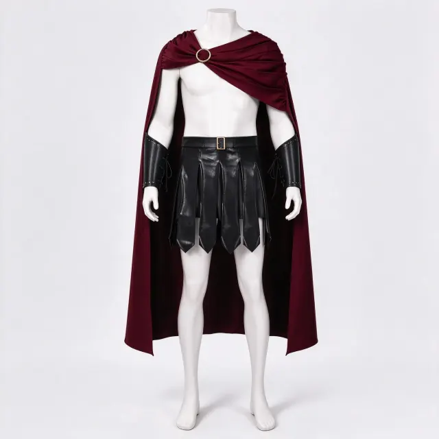 Ensemble de costume cosplay de gladiateur grec ancien et romain détail 7