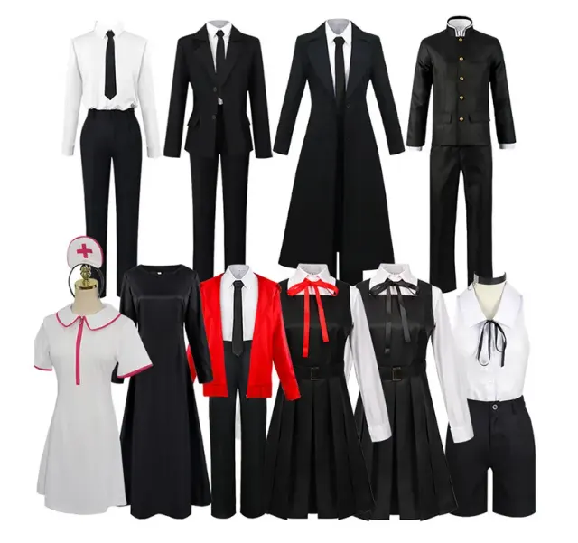 动漫恶魔猎人 Cosplay 服装套装（含风衣） 详情 1