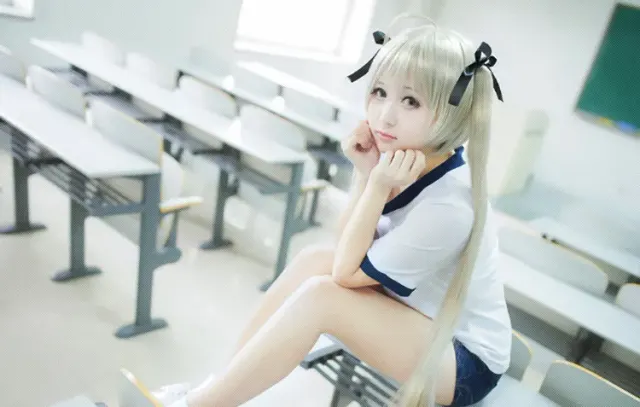 Anime-inspiriertes Schulsportuniform-Cosplay-Kostüm für Damen Detail 4