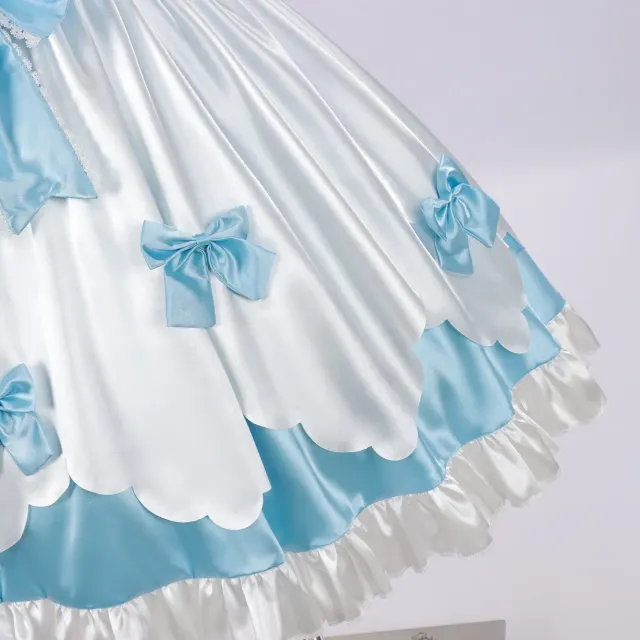 Anna-Anya-Zwillingsgeist-Cosplay-Kleiderset Detail 4