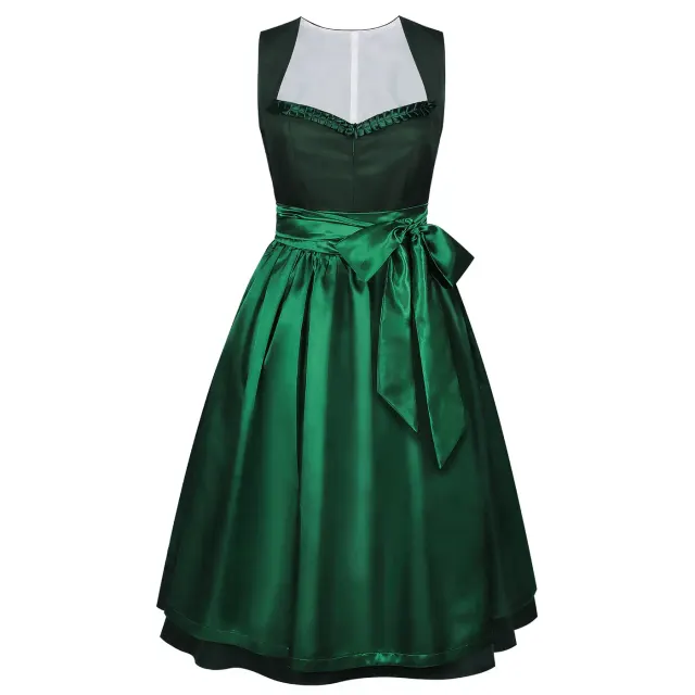 detalle de Disfraz cosplay de vestido de camarera cervecera bávara para Oktoberfest 7