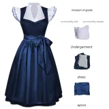 Vestido de camarera cervecera 12 - Azul