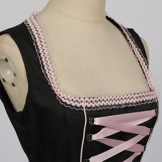 detalle de Vestido de camarera bávaro de Oktoberfest para Halloween, cosplay y escenario 11
