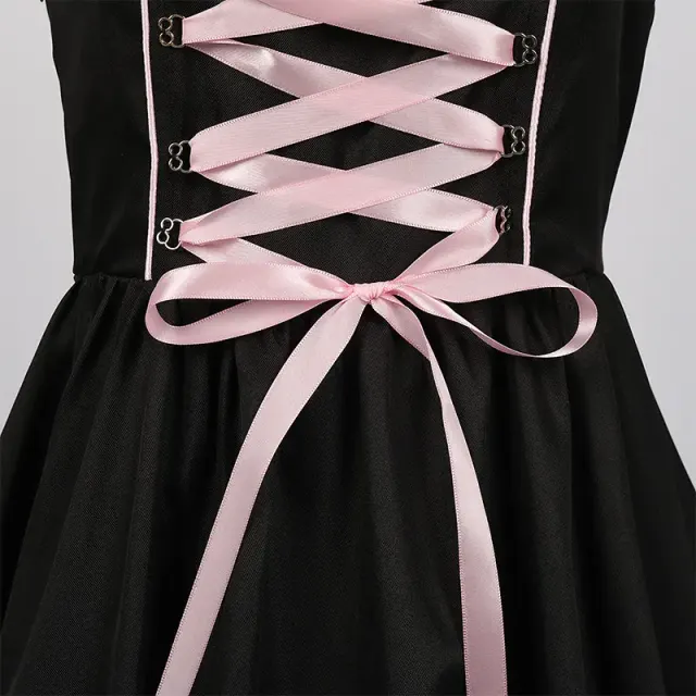 detalle de Vestido de camarera bávaro de Oktoberfest para Halloween, cosplay y escenario 13