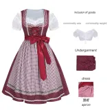 Bavarian Beer Dress - Red