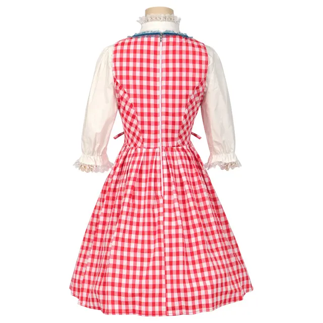 detalle de Conjunto de vestido de doncella para mujer con encaje y bloques de color para el festival de la cerveza 15