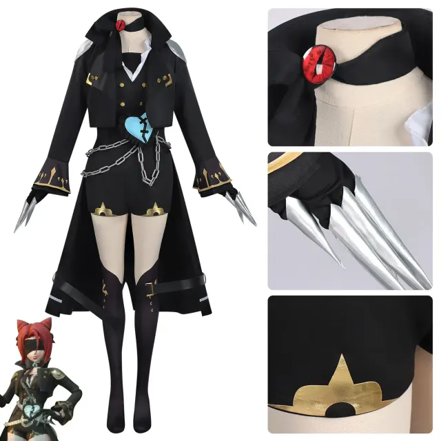 Costume cosplay Catwoman noir pour adultes et enfants, conçu pour les spectacles de personnages d'anime et de jeu.