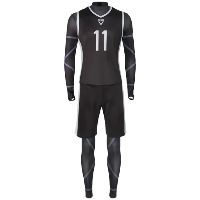 Blue Lock Anime-Cosplay-Basketballtrikot-Set für Damen und Herren Detail 2