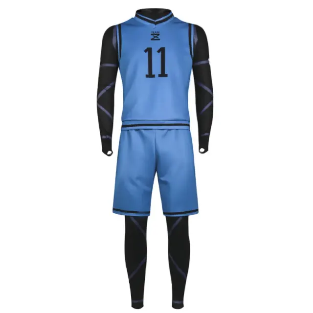Blue Lock Anime-Cosplay-Basketballtrikot-Set für Damen und Herren Detail 4