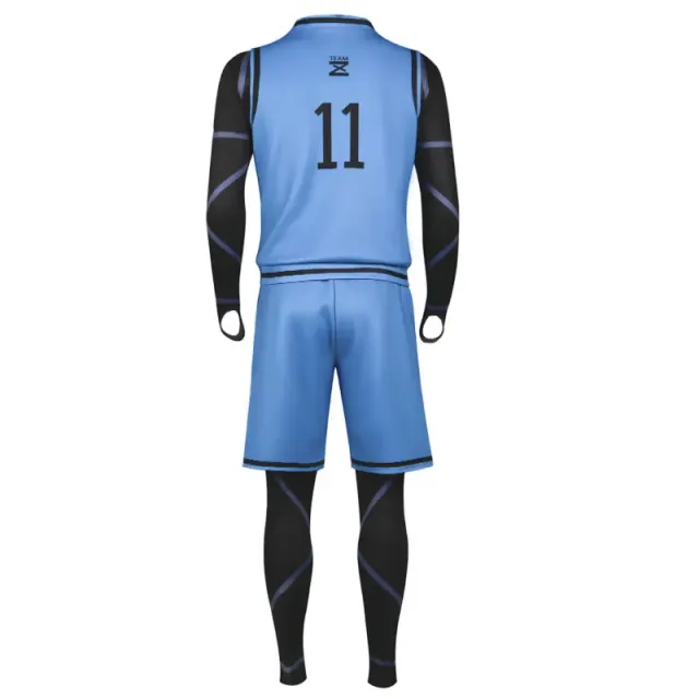 Blue Lock Anime-Cosplay-Basketballtrikot-Set für Damen und Herren Detail 5