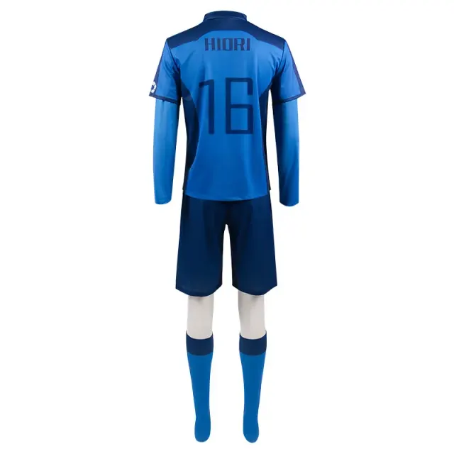 detalle de Camiseta de entrenamiento de baloncesto cosplay unisex inspirada en Blue Lock 12