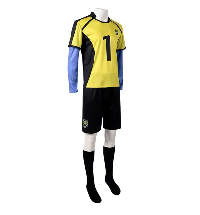 detalle de Camiseta de entrenamiento de baloncesto cosplay unisex inspirada en Blue Lock 21
