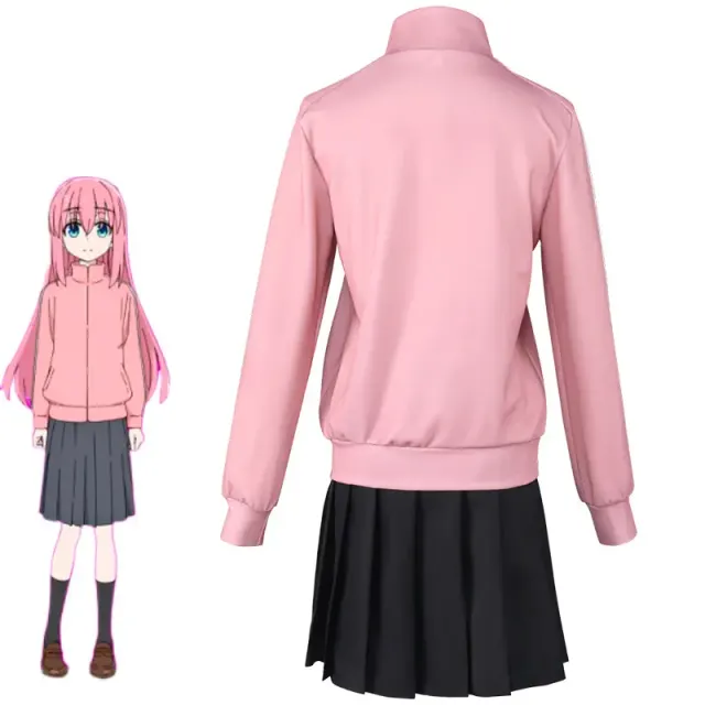Ensemble de costume cosplay anime pour femme Bocchi the Rock! détail 3