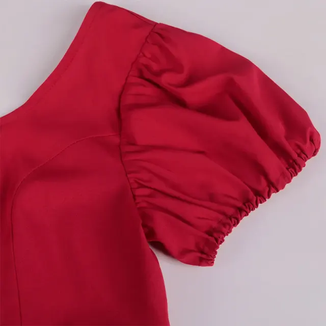 Robe de bal Régence Bridgerton à taille haute, costume cosplay victorien détail 4