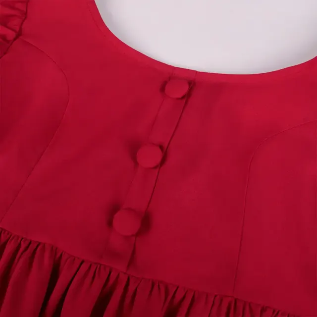 Robe de bal Régence Bridgerton à taille haute, costume cosplay victorien détail 5