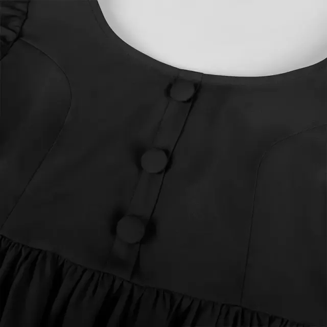 Robe de bal Régence Bridgerton à taille haute, costume cosplay victorien détail 14