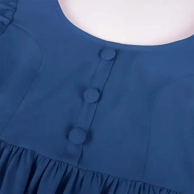 Robe de bal Régence Bridgerton à taille haute, costume cosplay victorien détail 23