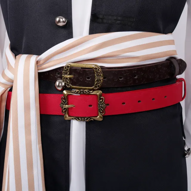 Caribbean Pirate Cosplay Costume Set for Halloween Stage detail 6