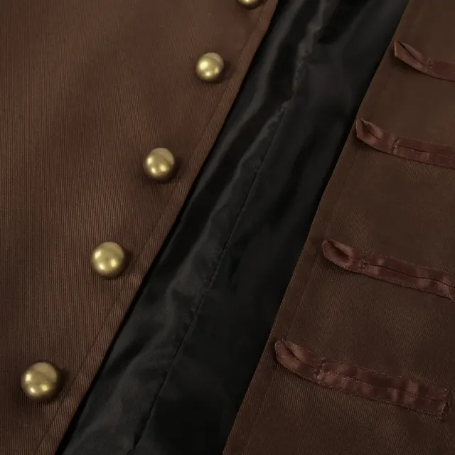 Caribbean Pirate Cosplay Costume Set for Halloween Stage detail 8