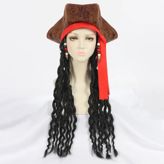 Caribbean Pirate Cosplay Costume Set for Halloween Stage detail 21