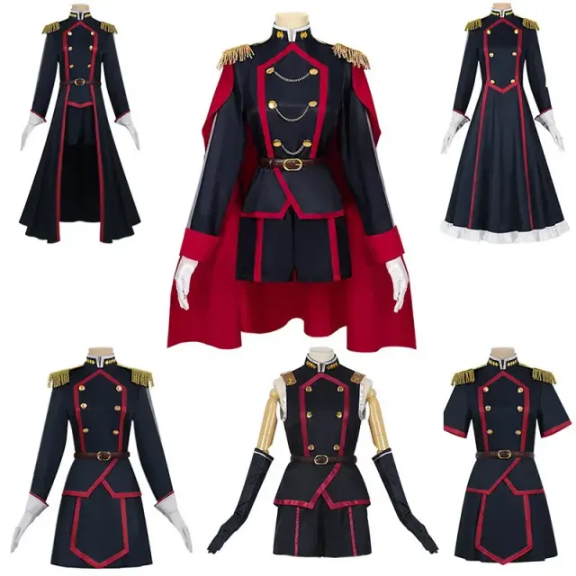 Chained Soldier cosplay costume in Uzen Kyouka, Azuma Himari, and Okawamura Nei character styles, shown as a full anime roleplay outfit.