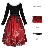 Christmas Dress - Black/Red