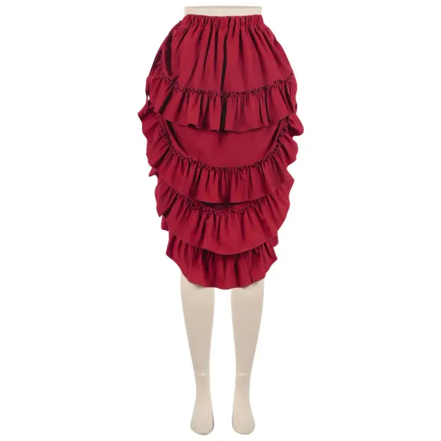 Court Corset and Drawstring Pirate Skirt Costume detail 10