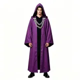 Túnica de sacerdote con cadenas - Morado