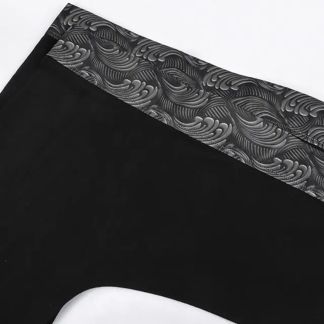 detalle de Disfraz de cosplay de top corto de estilo chino gótico oscuro 6