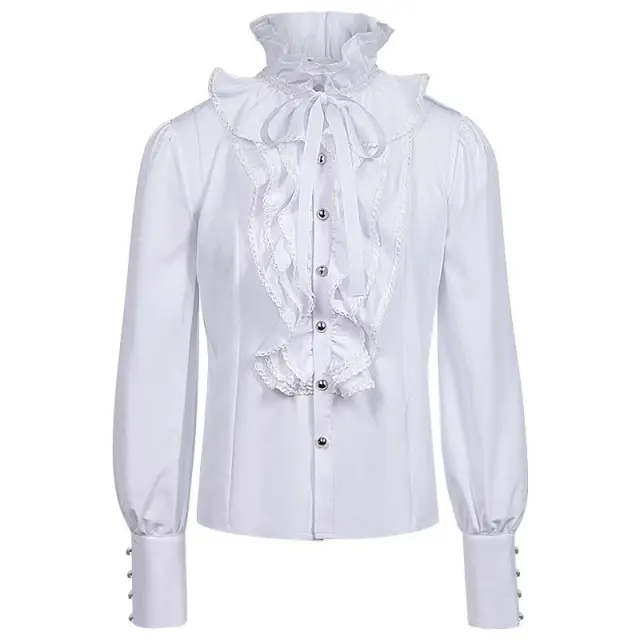 Ensemble costume cosplay 3 pièces Duc de la Nuit Sombre à col haut pour homme détail 7