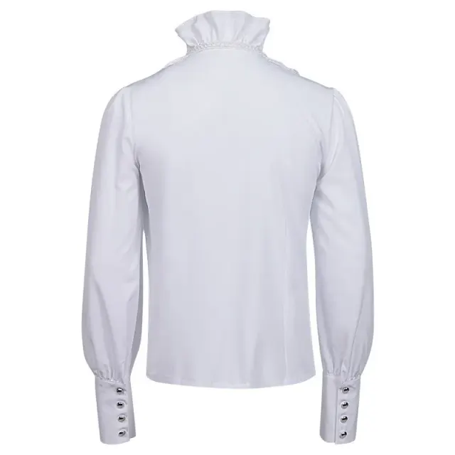 Ensemble costume cosplay 3 pièces Duc de la Nuit Sombre à col haut pour homme détail 8