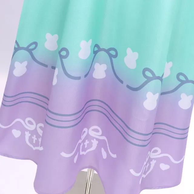 Dorothy Transfer Student Cosplay Gradient Long-Sleeve Nightgown detail 14