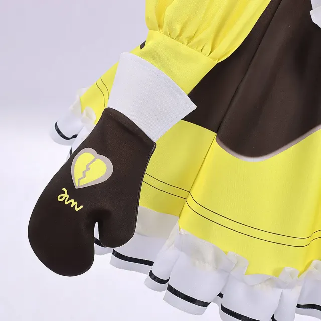 Dreamy Sweetheart Mute Girl Cosplay Dress for Adults & Kids detail 5