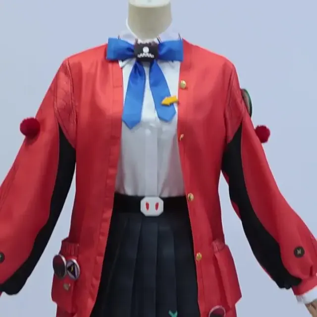 detalle de Conjunto de uniforme cosplay Niebla temprana para convenciones de anime 1