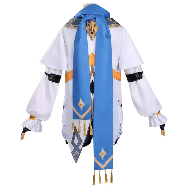 Costume cosplay Edgar de jeu populaire, tenue de personnage à manches longues détail 3
