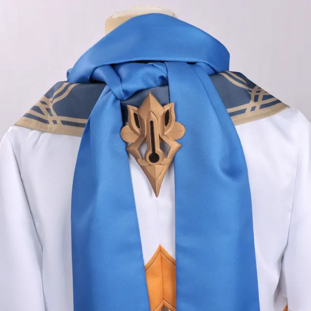 Costume cosplay Edgar de jeu populaire, tenue de personnage à manches longues détail 9