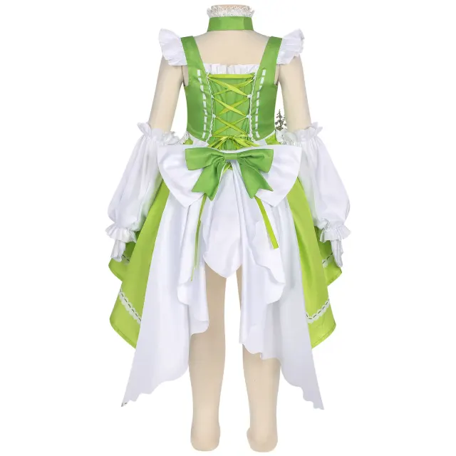 Ensemble costume cosplay Robe Heather Spring d'Eggy Party détail 2