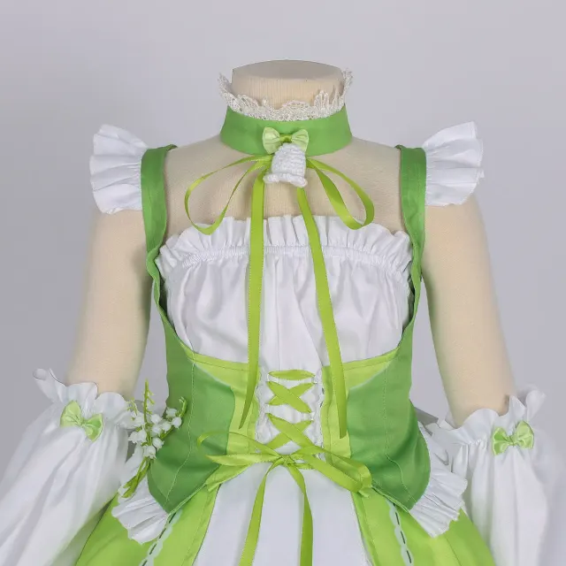 Ensemble costume cosplay Robe Heather Spring d'Eggy Party détail 4
