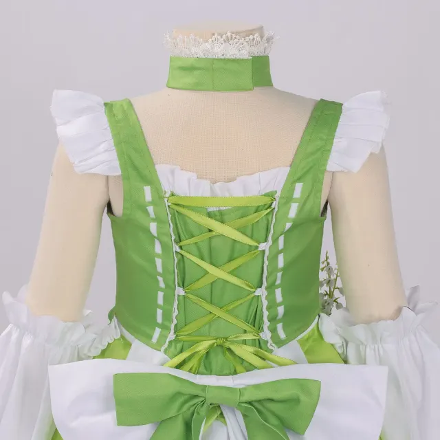 Ensemble costume cosplay Robe Heather Spring d'Eggy Party détail 8