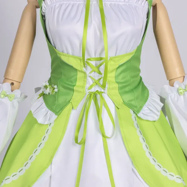 Ensemble costume cosplay Robe Heather Spring d'Eggy Party détail 23