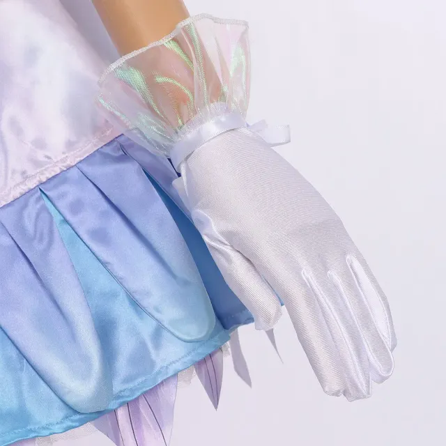 蛋仔派对海瑟天鹅之羽缎面 Cosplay 连衣裙，成人及儿童款 详情 19