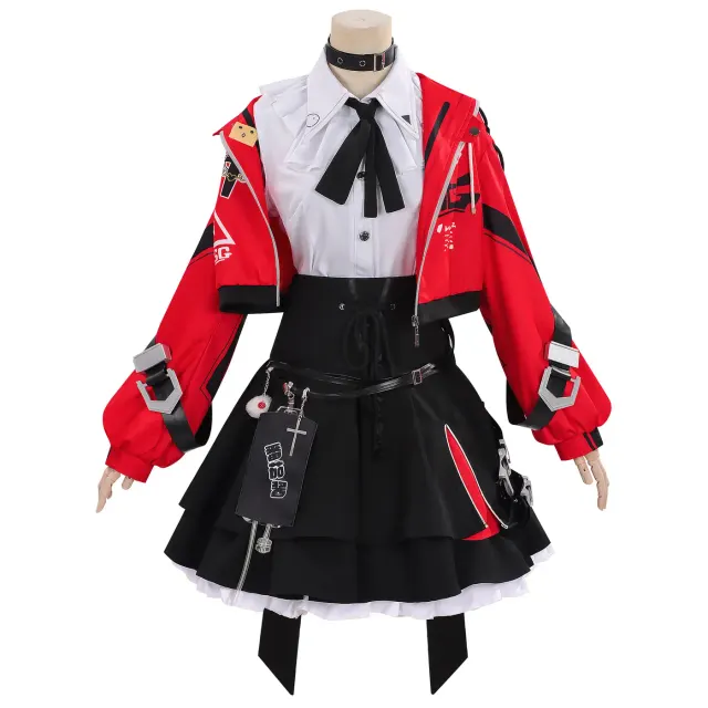 Esper Requiem Mint Anime-Game-Cosplay-Kostüm für Damen Detail 1